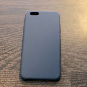 Navy silicone iPhone 6s case